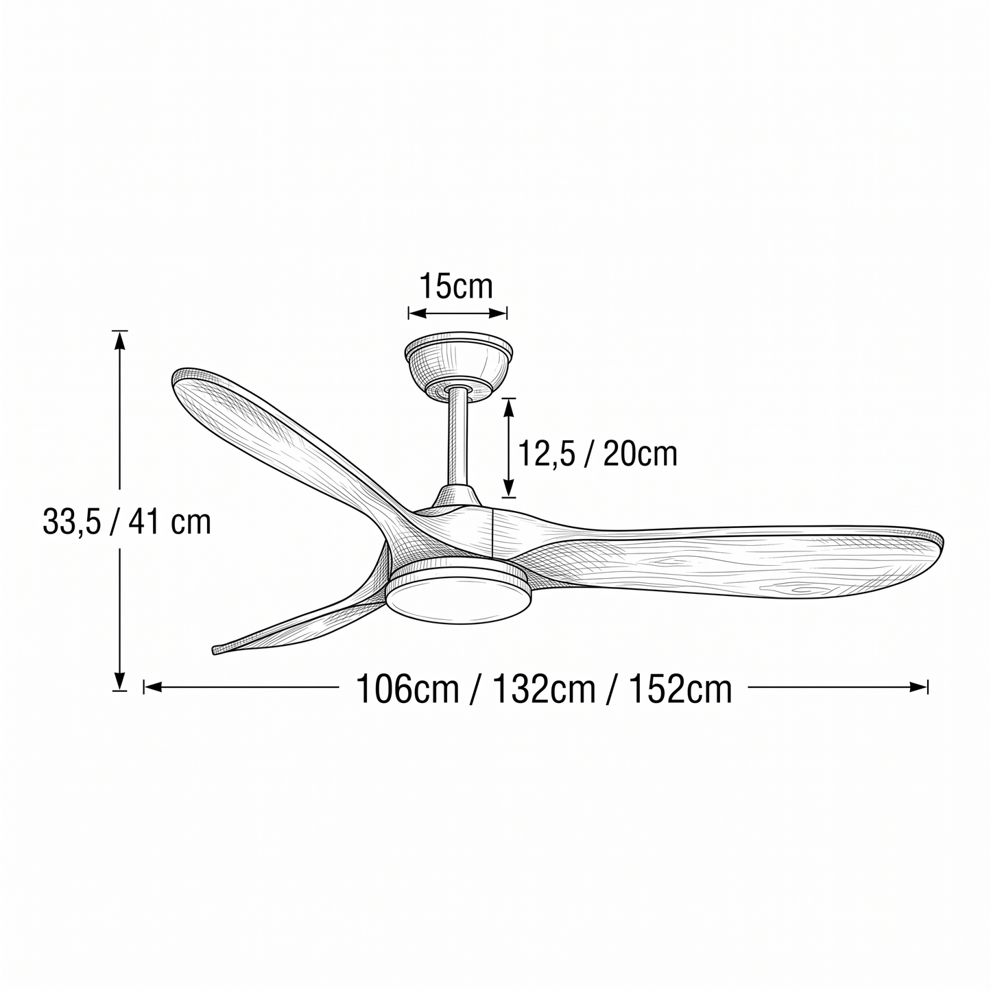 Ventilateur de plafond