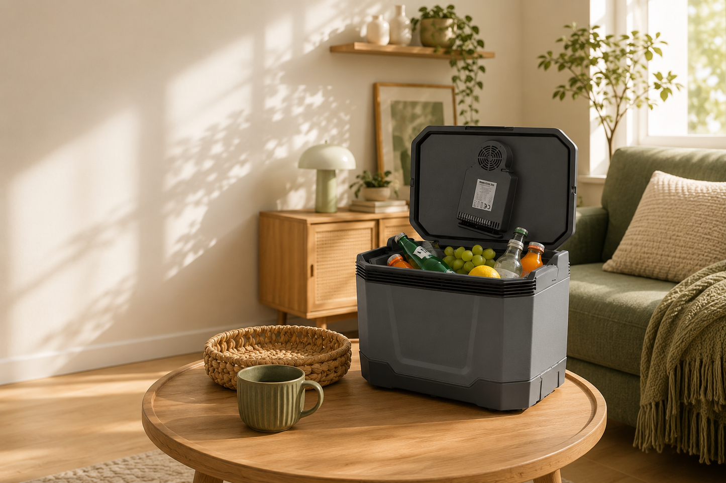 Réfrigérateur Portable 33L Voiture & Maison — Chaud/Froid pour Camping et Extérieur