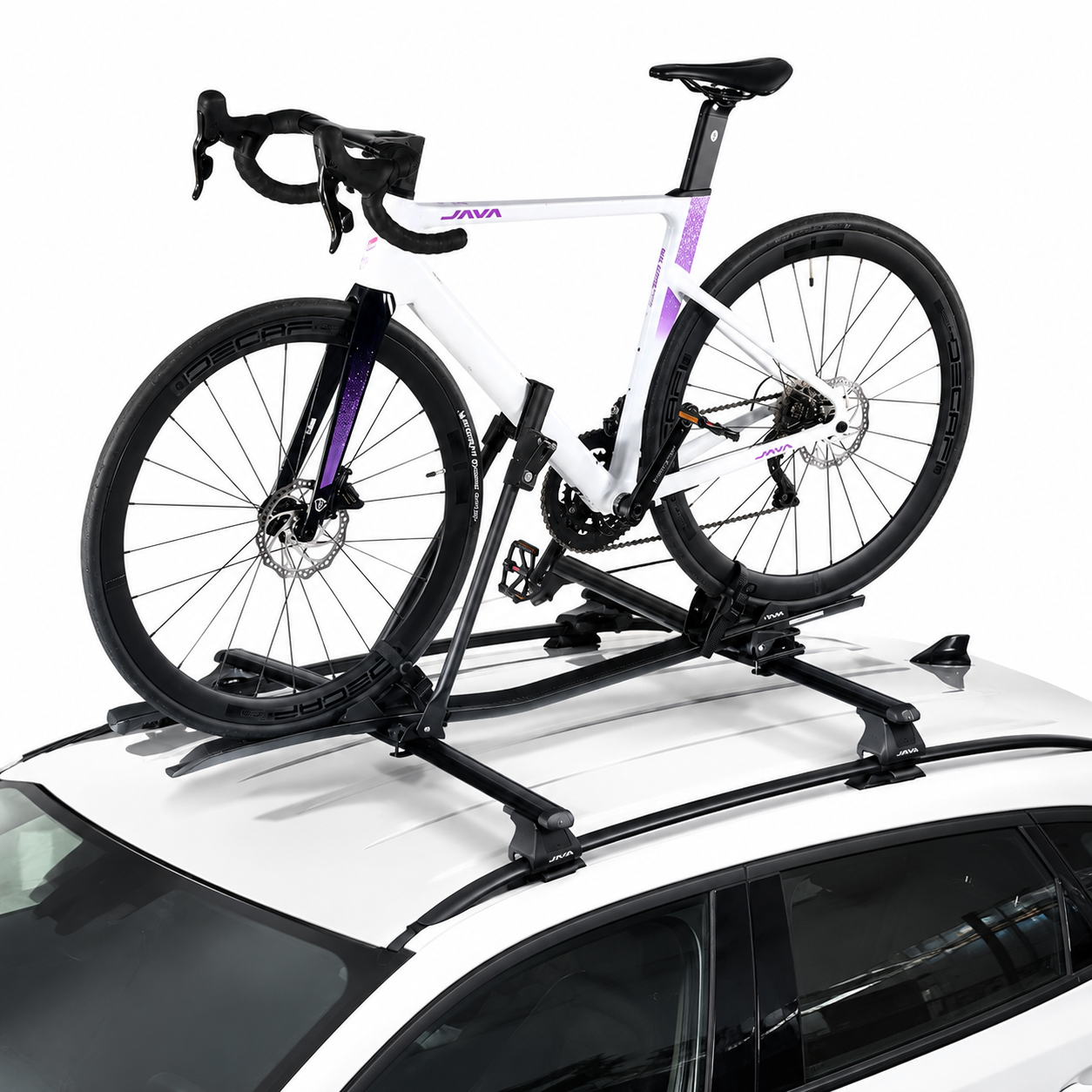 Porte-Vélo de Toit Universel en Aluminium – 1 Vélo, 15 kg, Roues 20–29″, Verrouillable