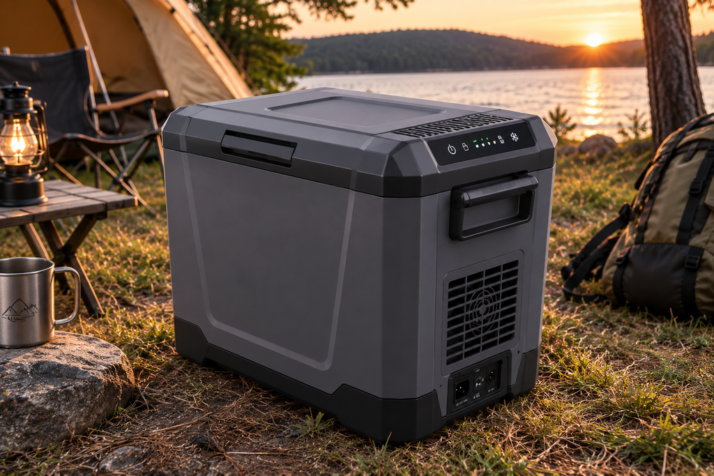 Portable Electric Cooler 33L Hot/Cold – 12V & 220-240V Car, Camping and Home