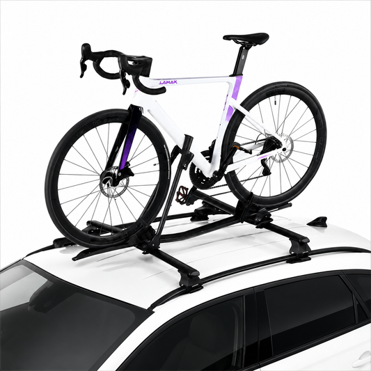 Porte-Vélo de Toit Universel en Aluminium – 1 Vélo, 15 kg, Roues 20–29″, Verrouillable