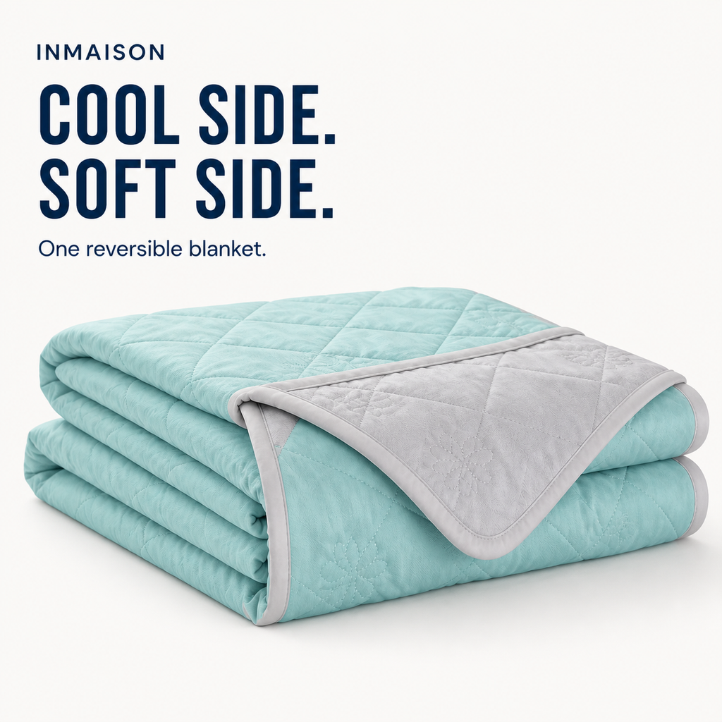 Dual-Sided Cooling Blanket for Hot Sleepers