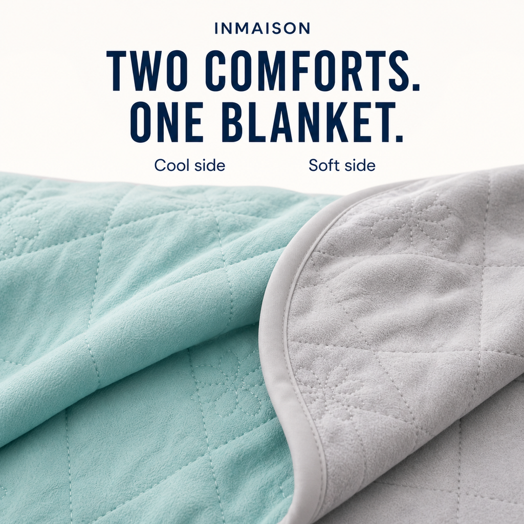 Dual-Sided Cooling Blanket for Hot Sleepers