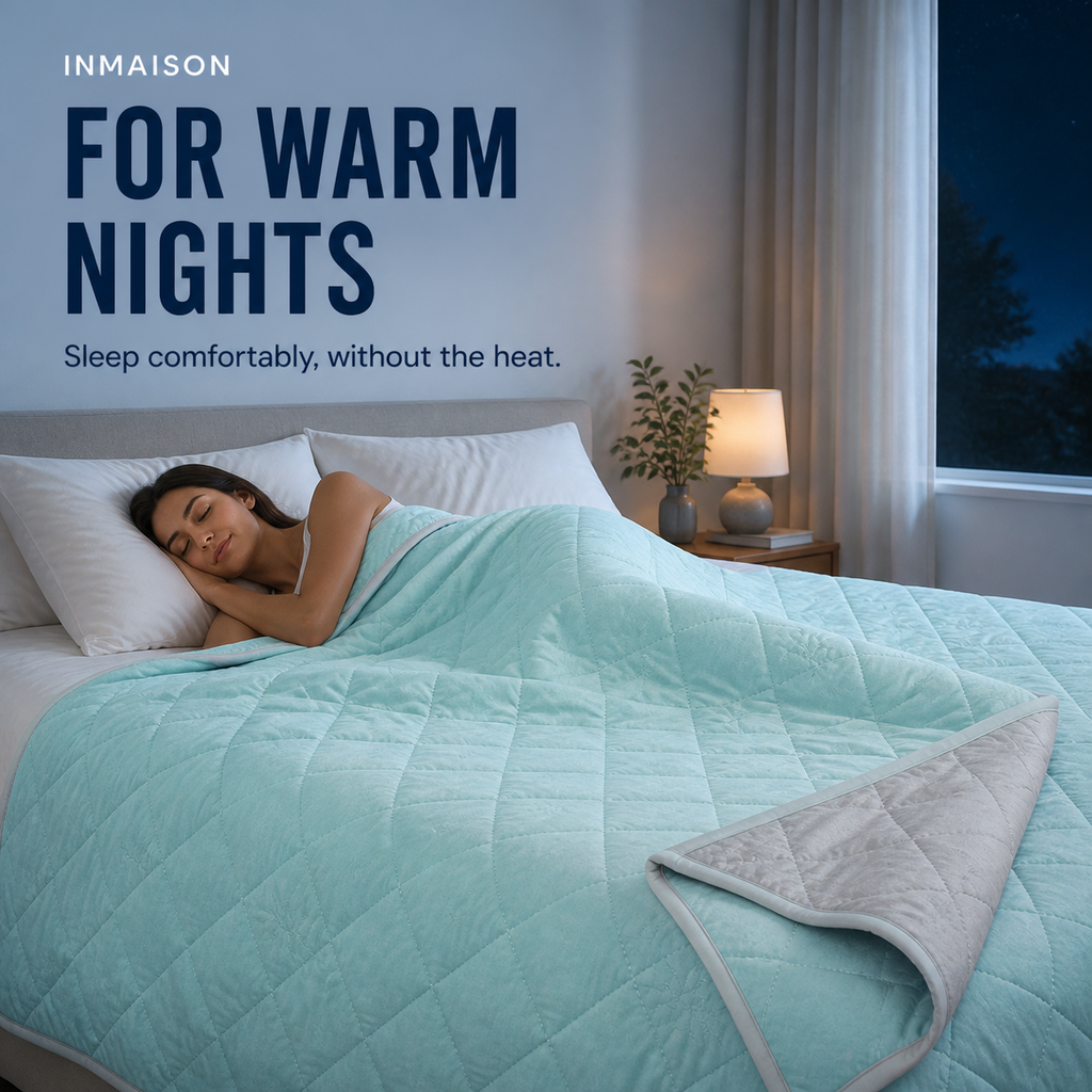 Dual-Sided Cooling Blanket for Hot Sleepers