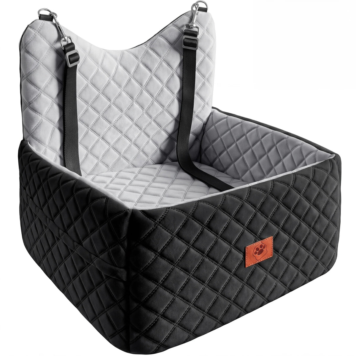 Memory Foam Dog Car Seat Non-Slip Pet Booster Bed - pet happy