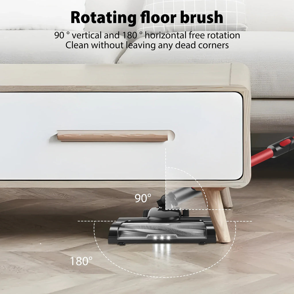 Cordless Stick Vacuum 17000Pa 8-in-1