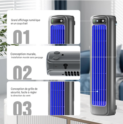 Ventilateur Mural Portable 3 Vitesses