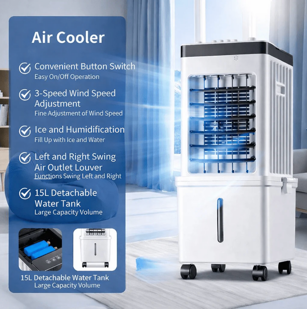 ArcticBreeze 3-in-1 Portable Air Cooler