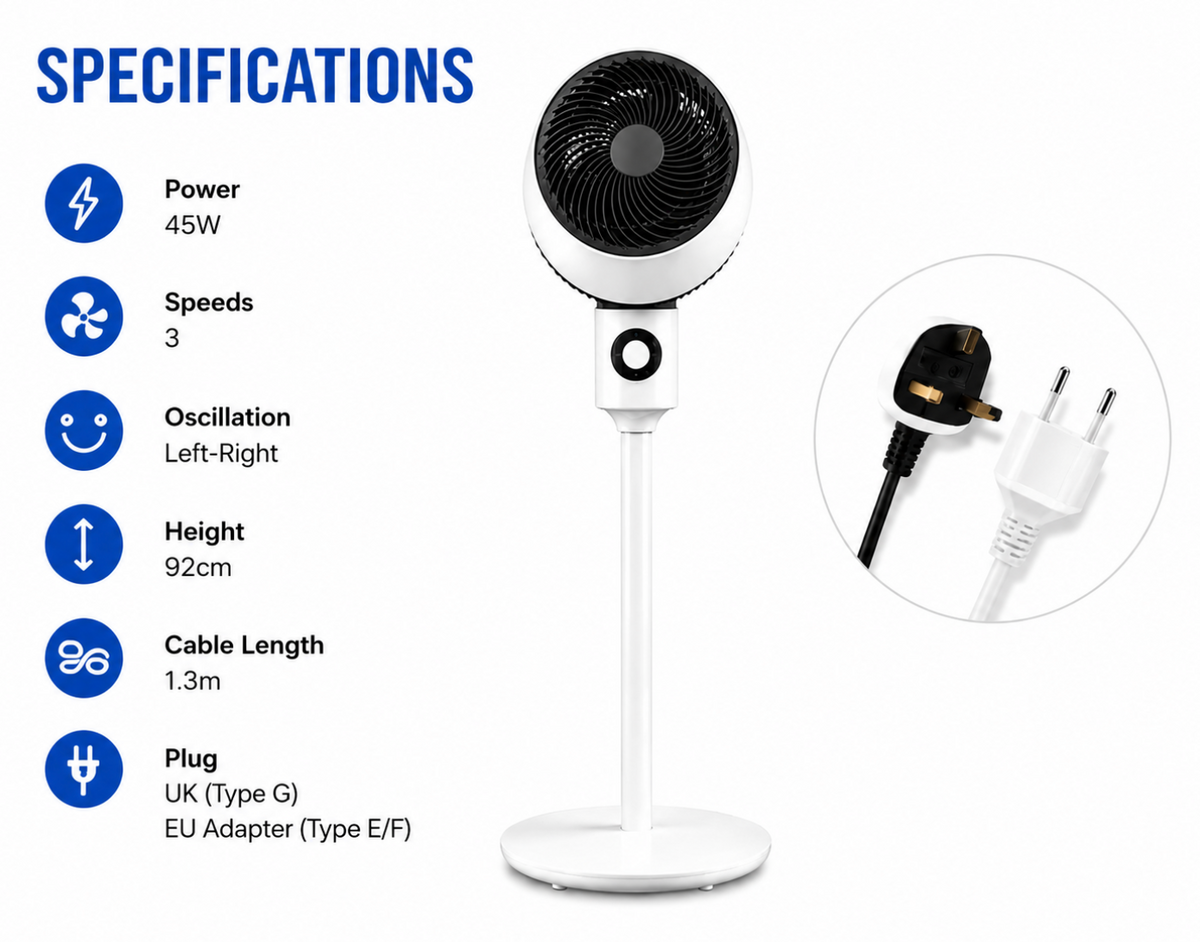 Advanced Air Circulation Fan