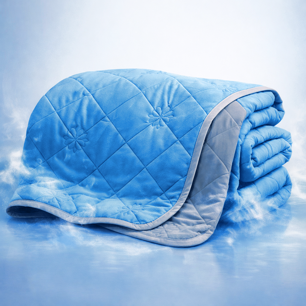 Cooling Blanket Deep Lake Blue