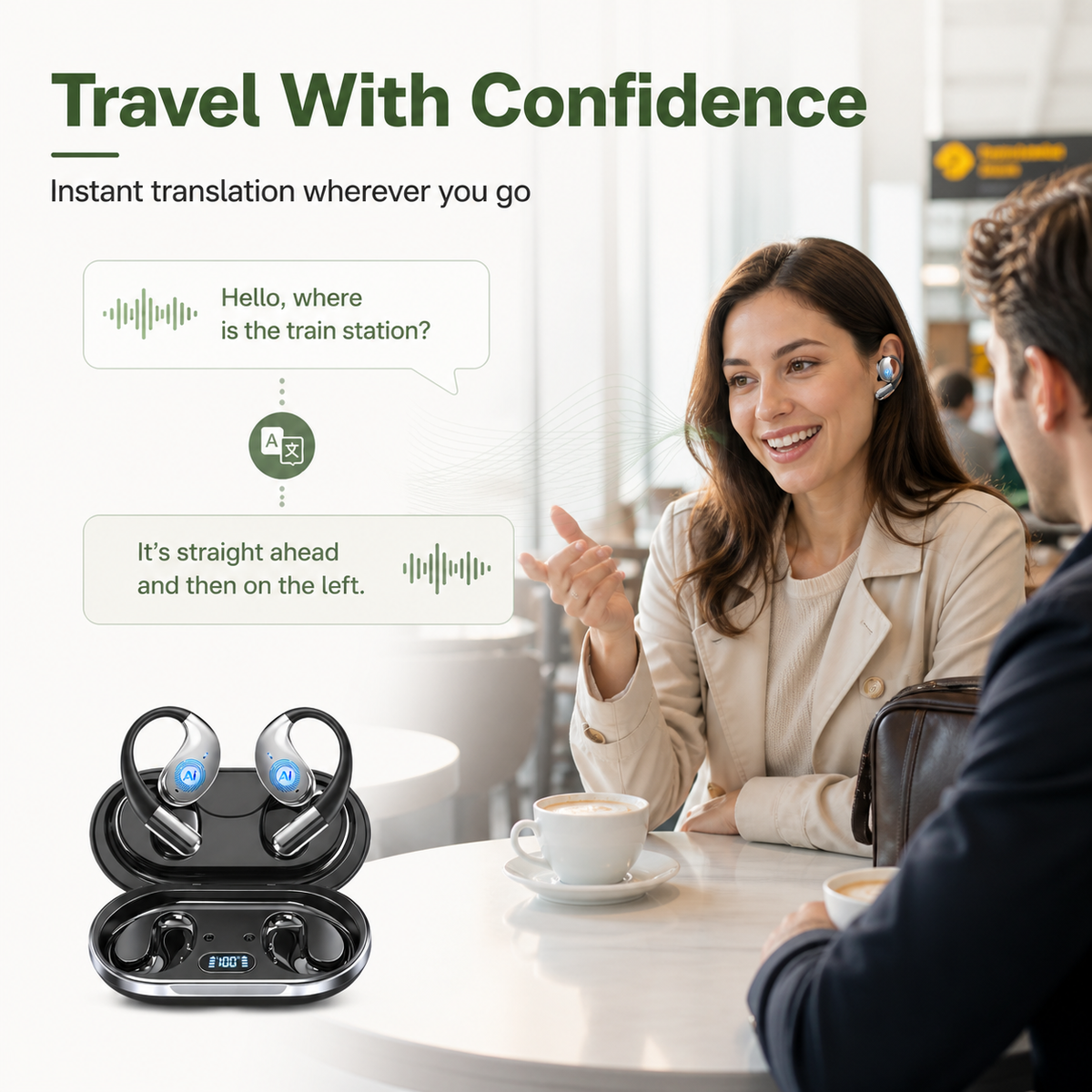AI Translator Earbuds