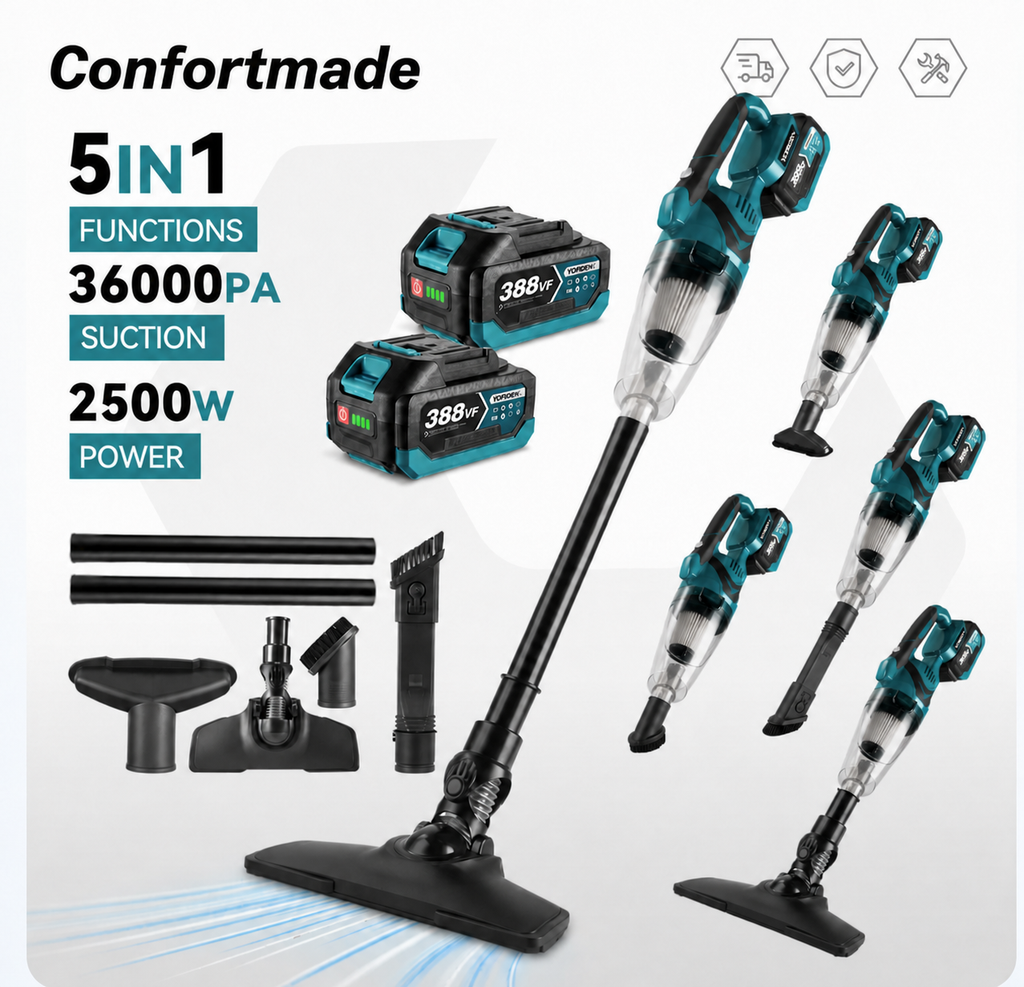 Cordless Handheld Vacuum 1500W