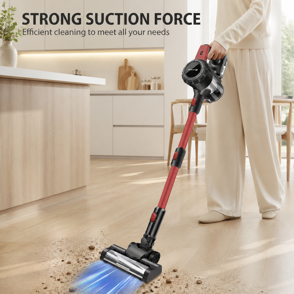 Cordless Stick Vacuum 17000Pa 8-in-1