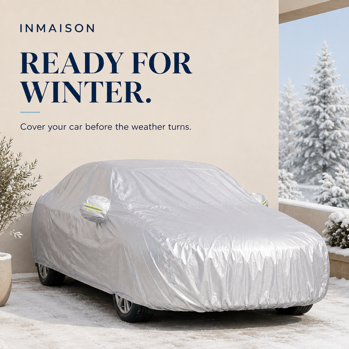 All-Weather Car Cover for Sedans & SUVs | 8 Universal Sizes