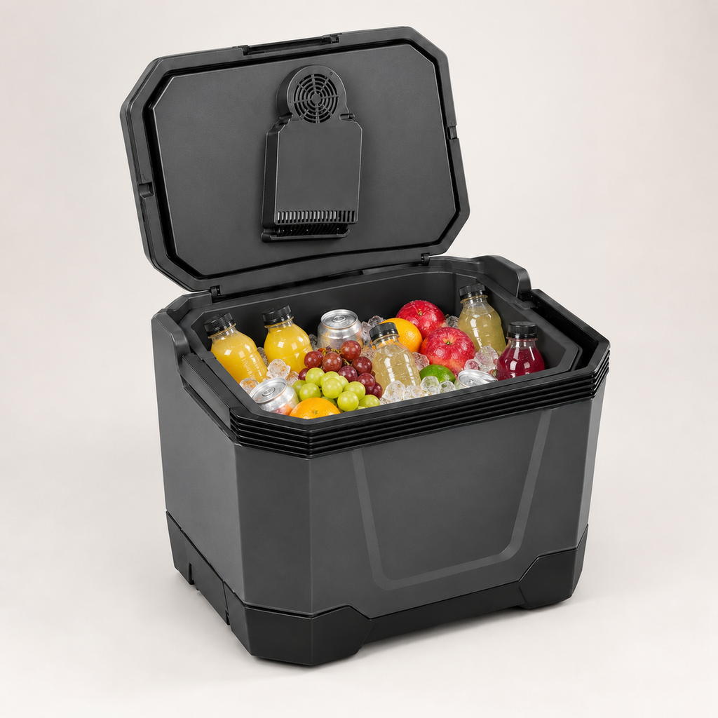 Electric Soft Cooler 33L Car & Home — Hot/Cold for Camping and Outdoors