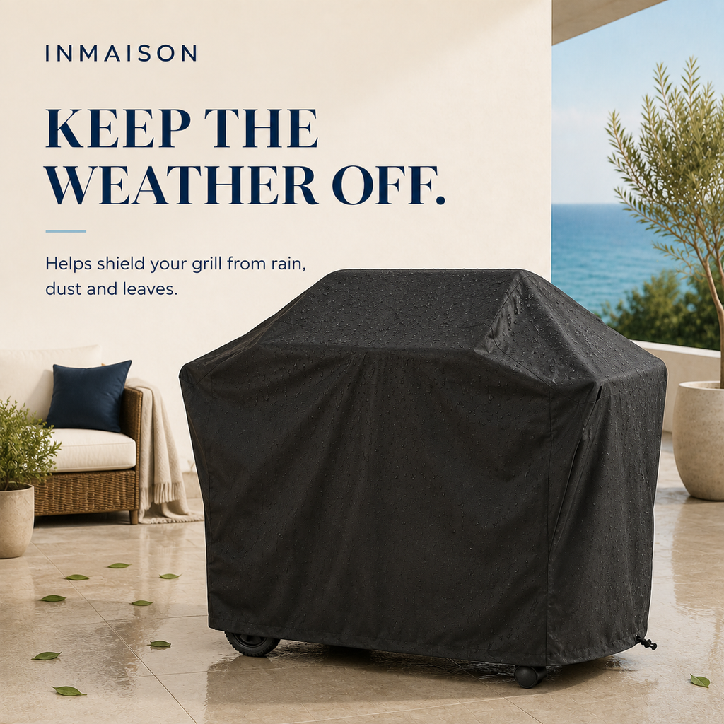 Weather-Resistant BBQ Grill Cover, Oxford Cloth