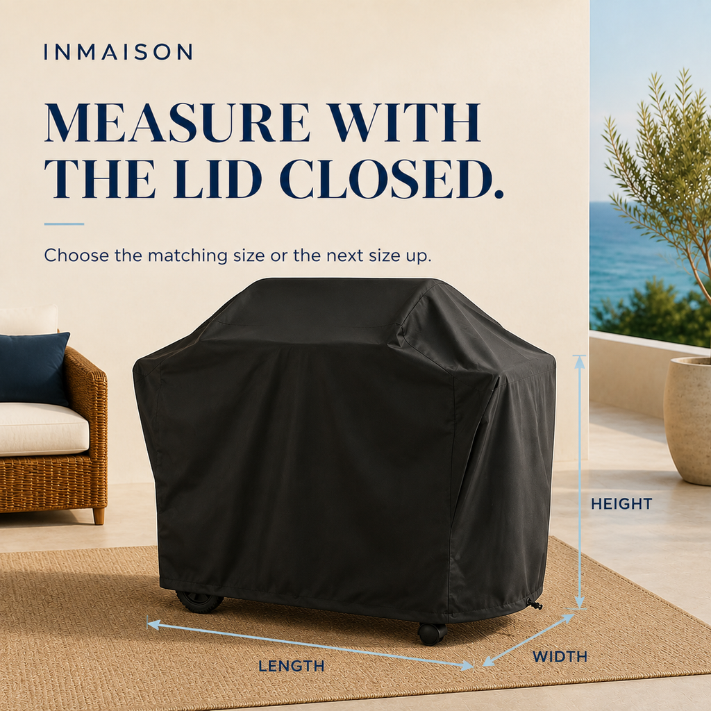 Weather-Resistant BBQ Grill Cover, Oxford Cloth