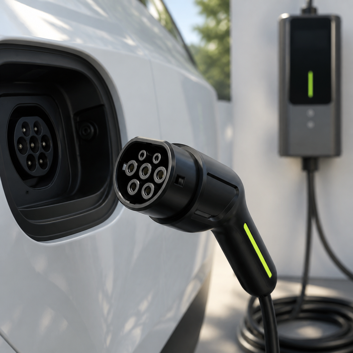Portable EV Charger 3.6kW — Adjustable 6–16A, 16.4 ft Cable