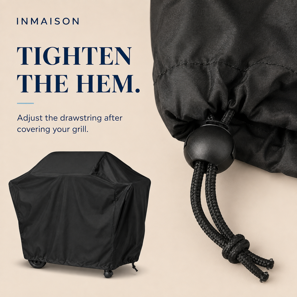Weather-Resistant BBQ Grill Cover, Oxford Cloth