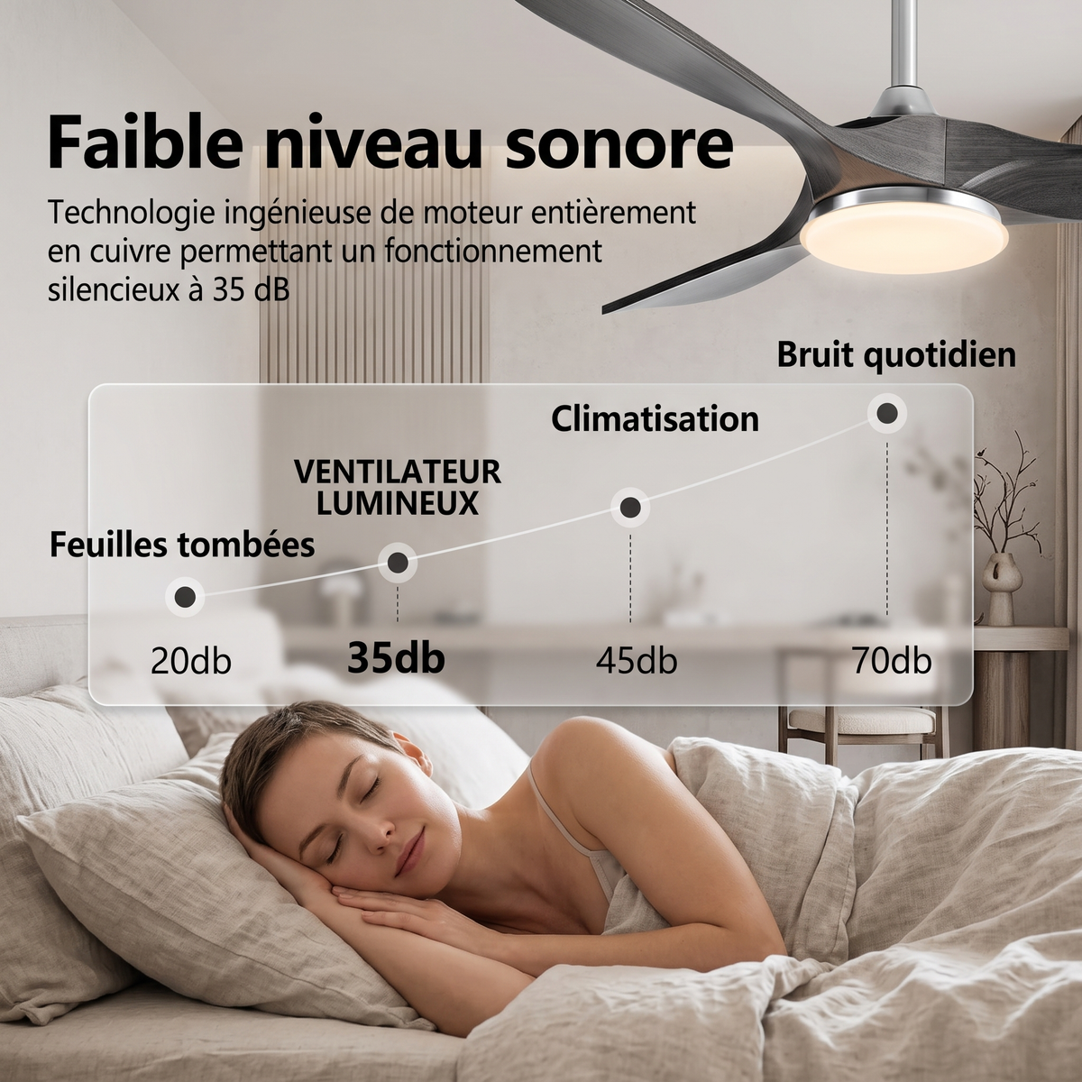 Ventilateur de plafond