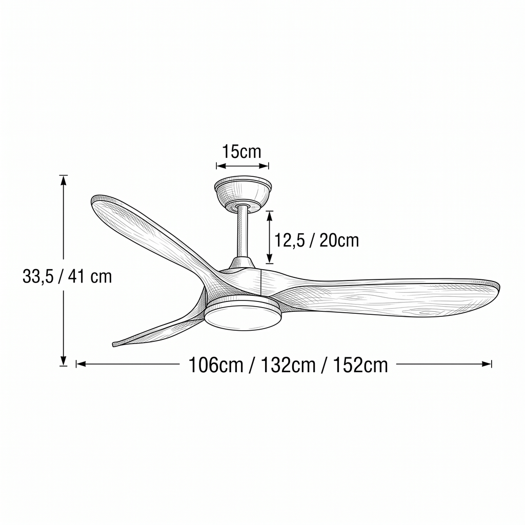 Ventilateur de plafond