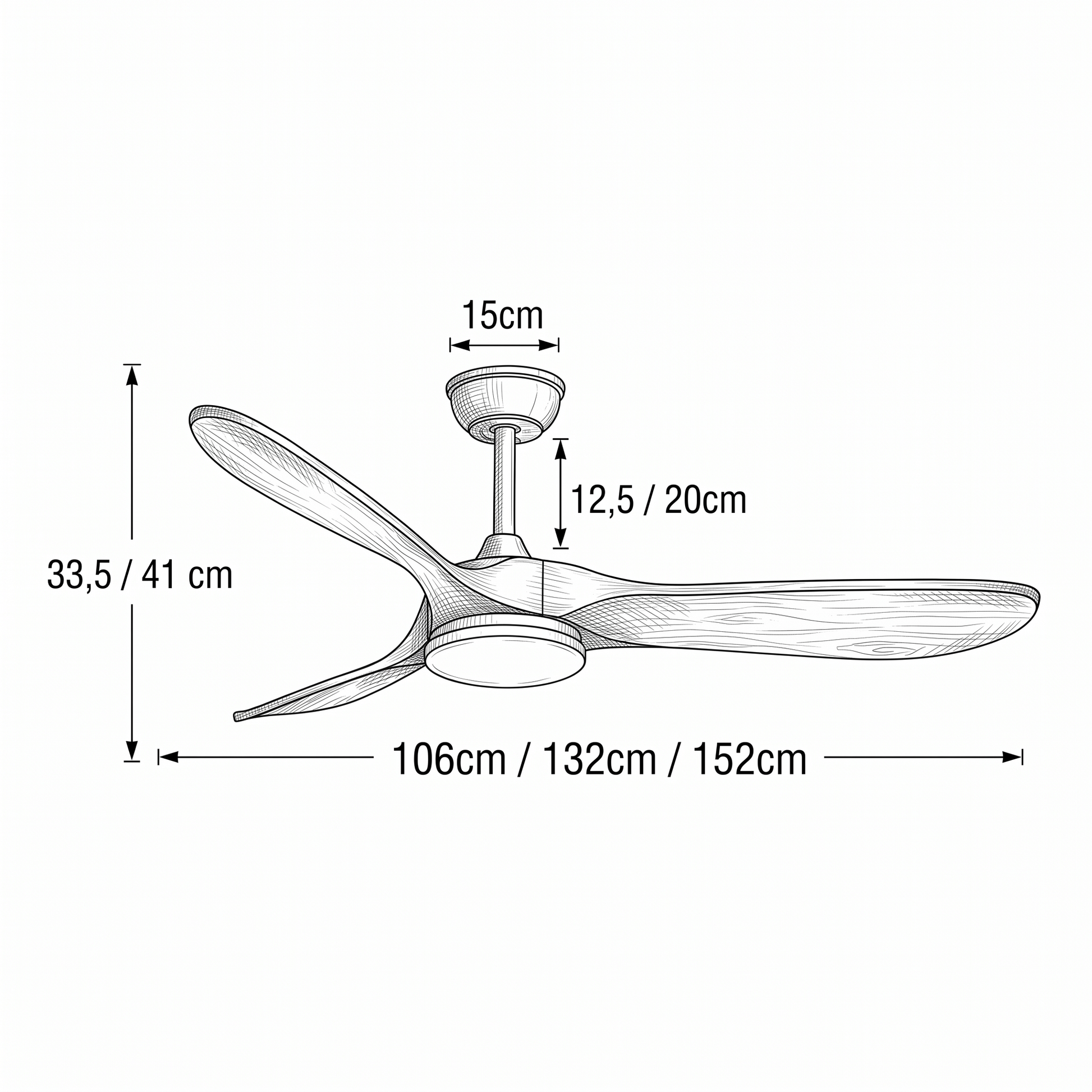 Ventilateur de plafond