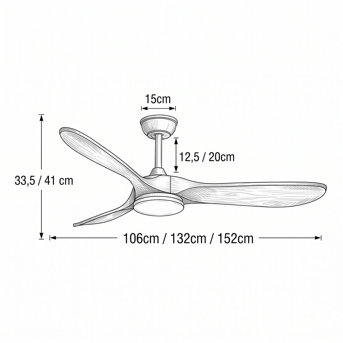 Ventilateur de plafond