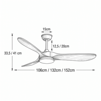 Ventilateur de plafond