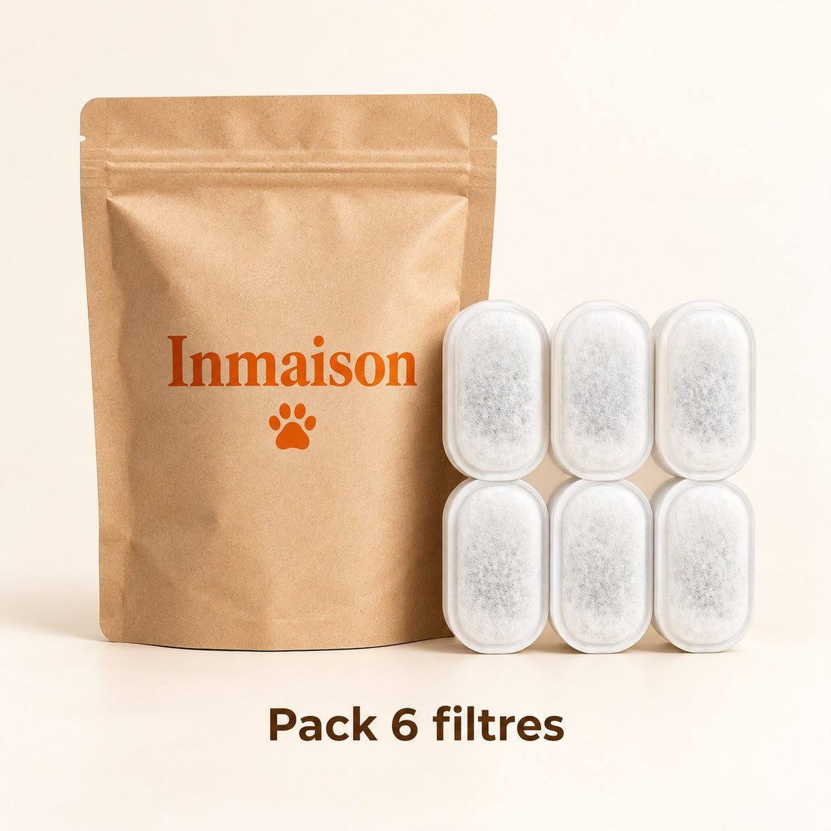 Pack de 6 filtres de rechange Inmaison